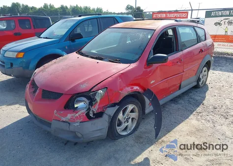 2004 Pontiac Vibe из США, поврежденный, VIN 5Y2SL628X4Z461746